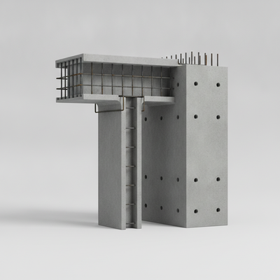 Belki, płyty żelbetowe, ściany