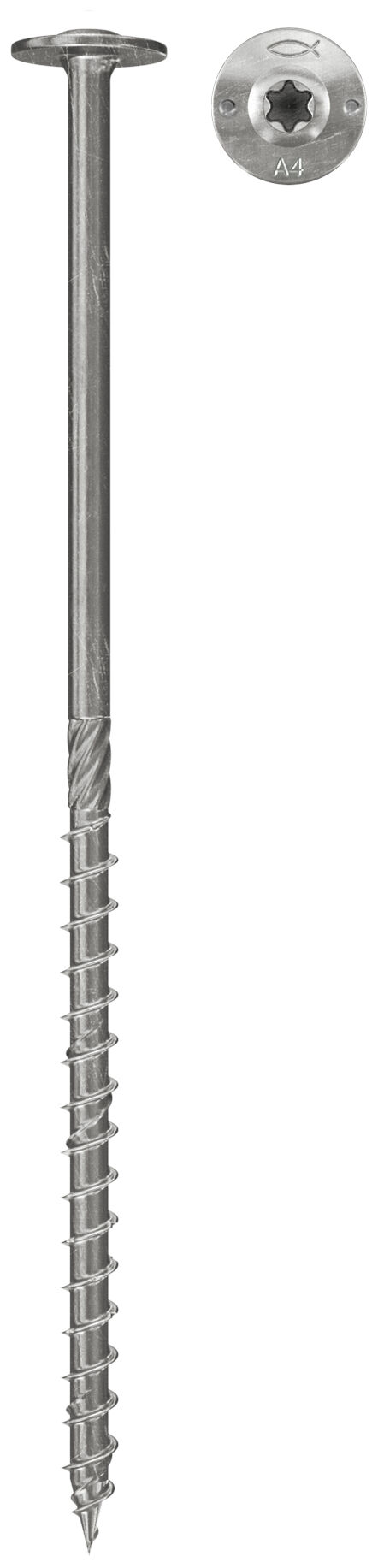Wkręt ciesielski PowerFast FPF-WT A2P