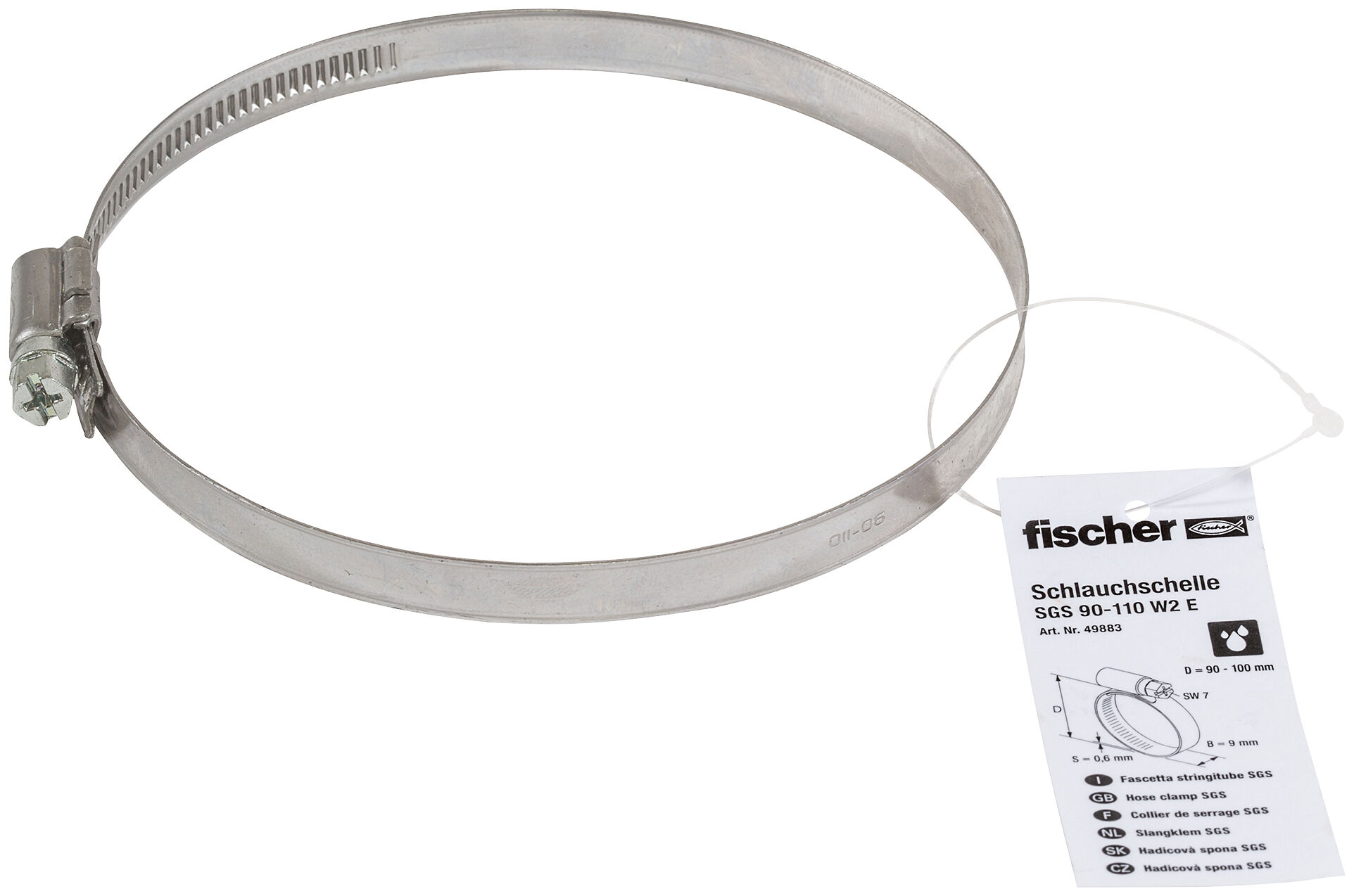 fischer Opaska zaciskowa SGS 90 - 110 W1 E