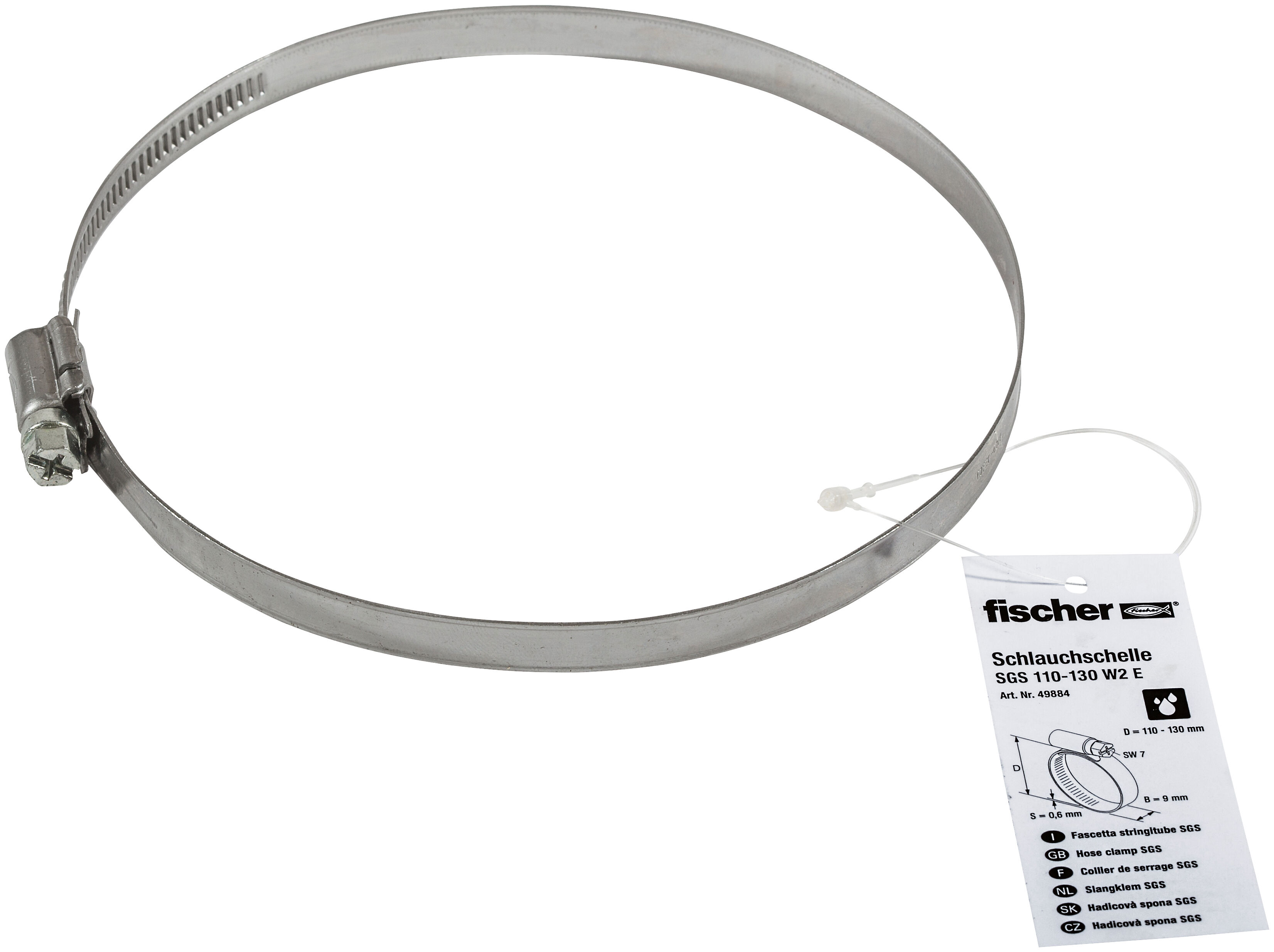 fischer Opaska zaciskowa SGS 110 - 130 W1 E