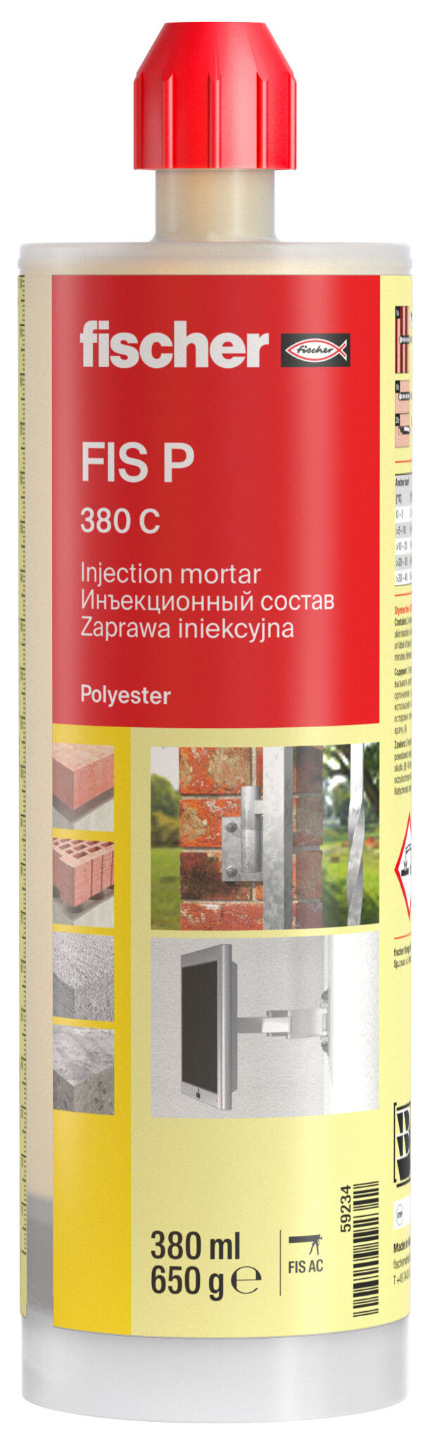 Zaprawa iniekcyjna FIS P 380 C