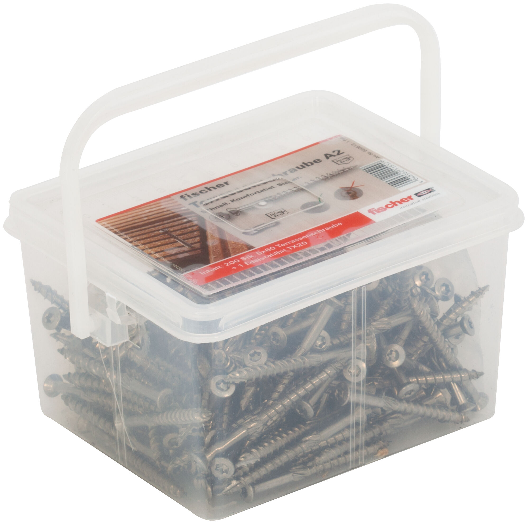 fischer Wkręt tarasowys box FTS-ST 5.0 x 60 A2P B200 Bit
