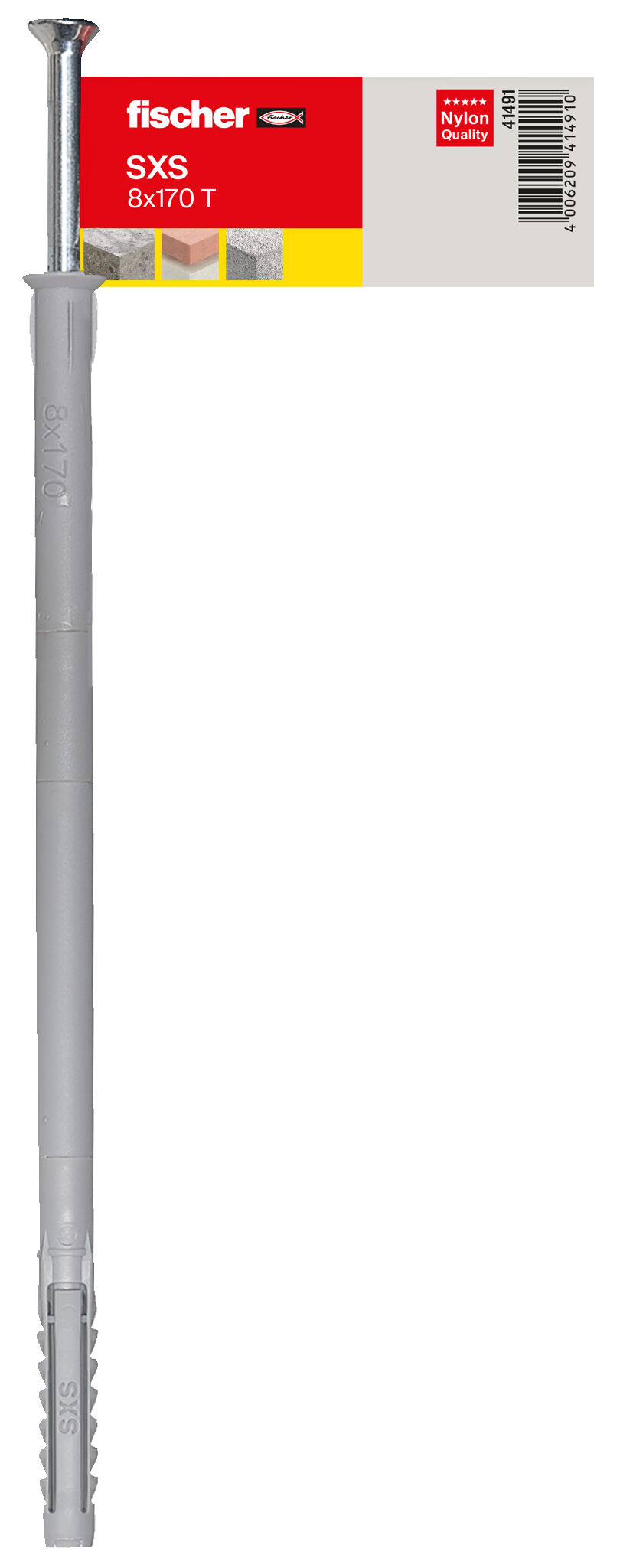Kołek ramowy fischer SXS 8 x 170 Z E
