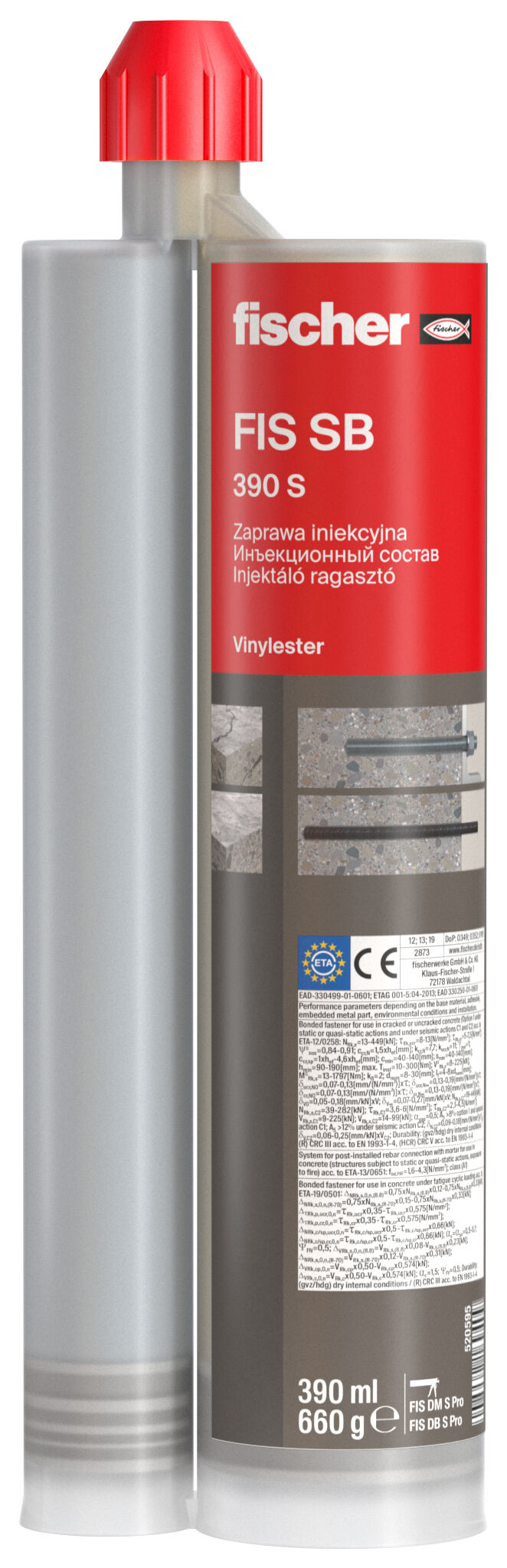 fischer Zaprawa iniekcyjna FIS SB 390 S