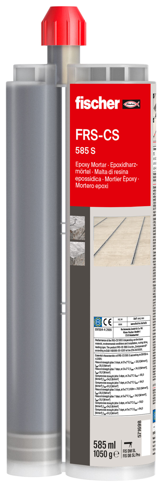 Zaprawa epoksydowa fischer FRS-CS 585 S