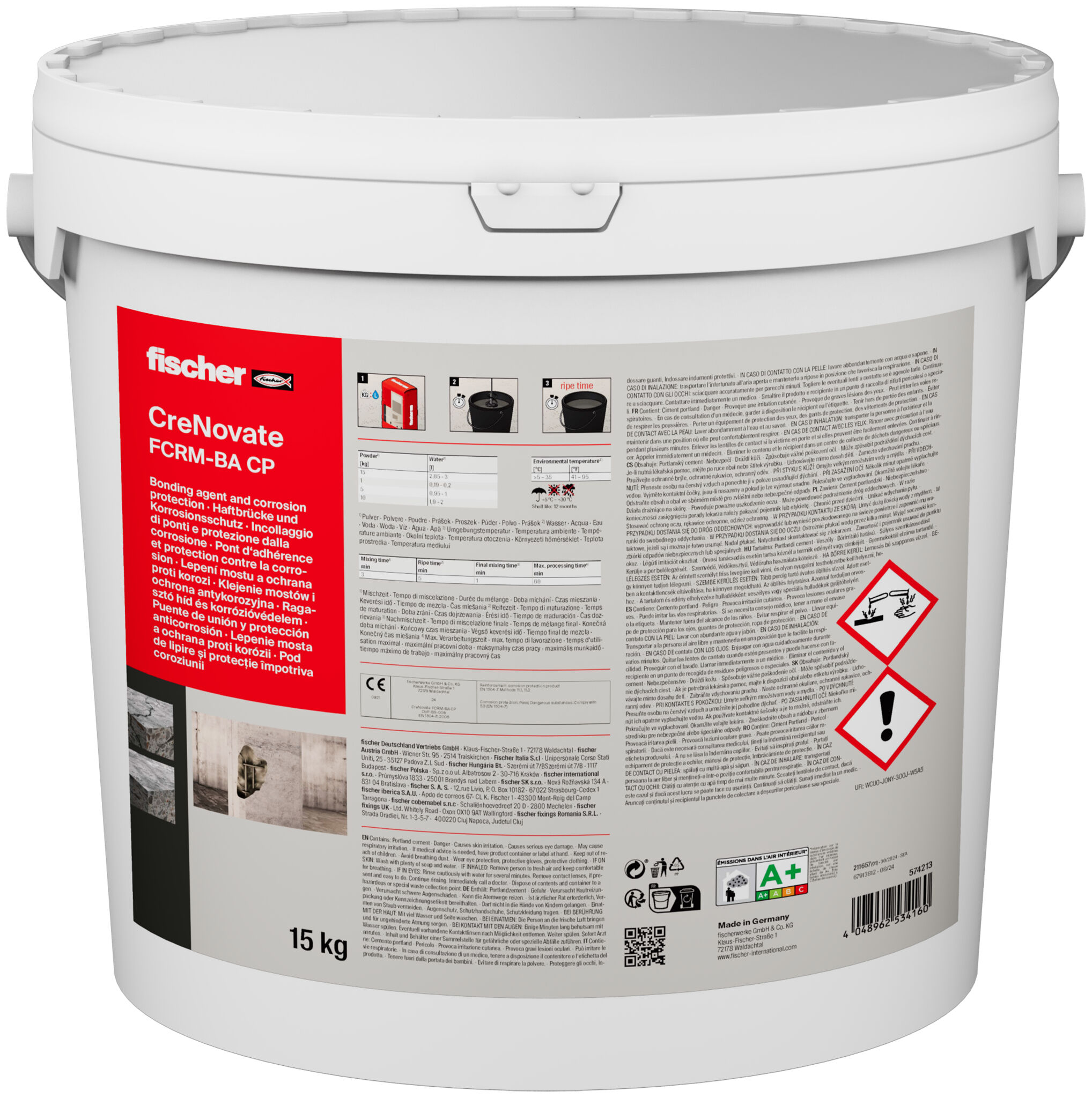 fischer CreNovate FCRM-BA CP 15 kg