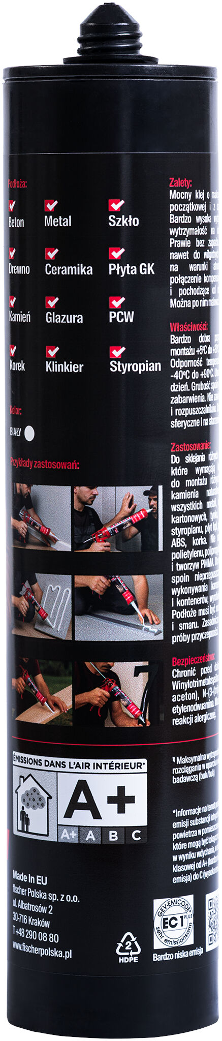 Klej hybrydowy fischer LionBond 290 ml