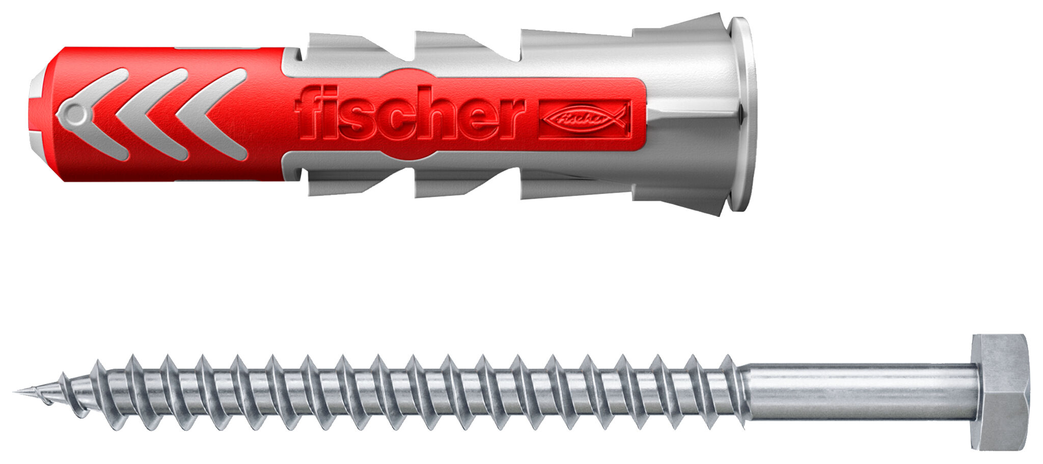fischer DuoPower 12 x 60 S z śrubą z łbem sześciokątnym