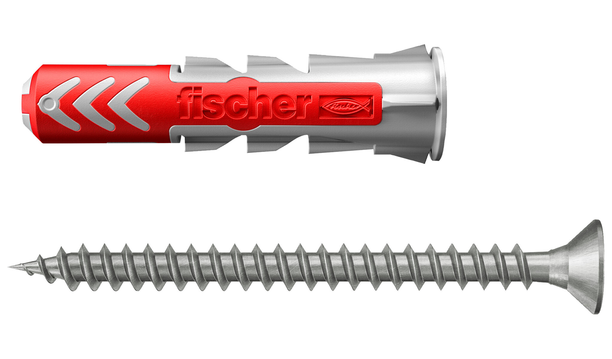 fischer DuoPower 8 x 40 S z wkrętem ze stali nierdzewnej A2
