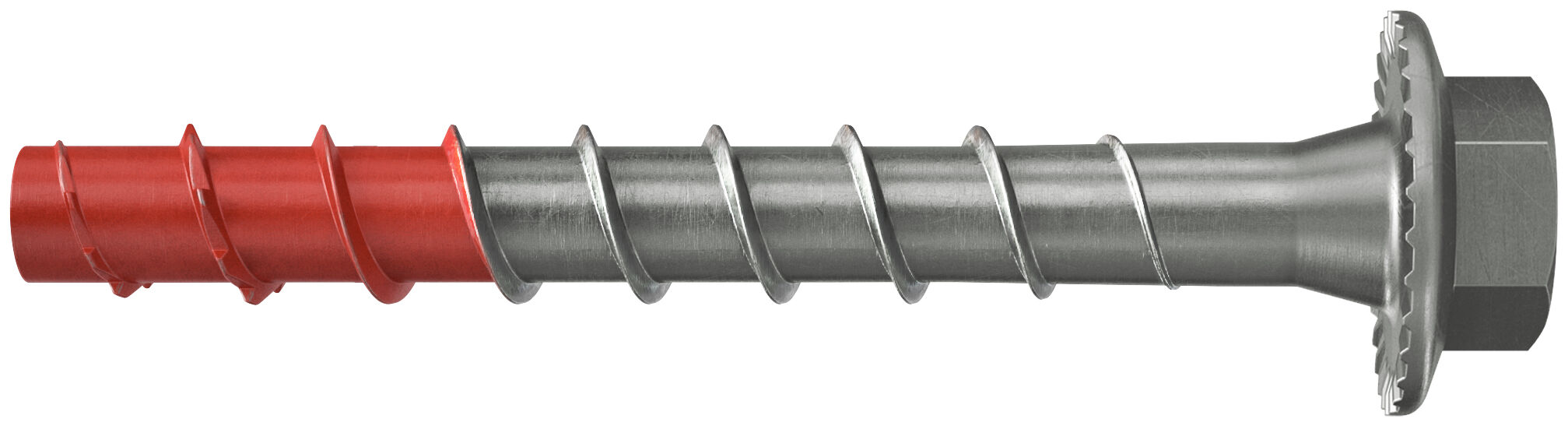 Śruba do betonu fischer UltraCut FBS II 6 x 50/5 US SW 10 R, łeb sześciokątny z zintegrowaną podkładką, stal nierdzewna