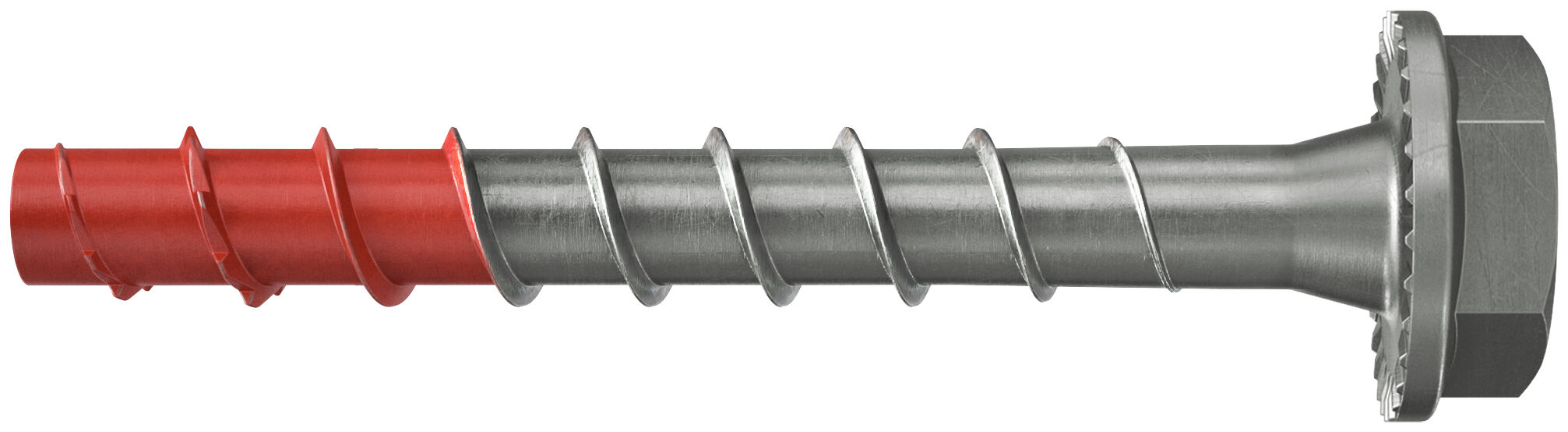 Śruba do betonu fischer UltraCut FBS II 6 x 50/5 US SW 13 R, łeb sześciokątny z zintegrowaną podkładką, stal nierdzewna