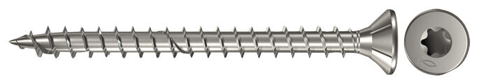 fischer PowerFast 3.5 x 30 z łbem stożkowym A4 gwint pełny Gniazdo TX