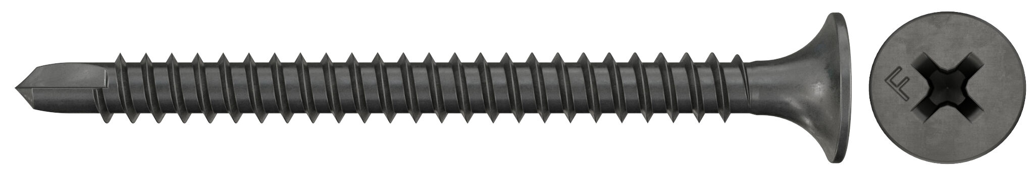 fischer Wkręt do suchej zabudowy 3,5 x 45 z łbem trąbkowym fosfatowana FG BS PH
