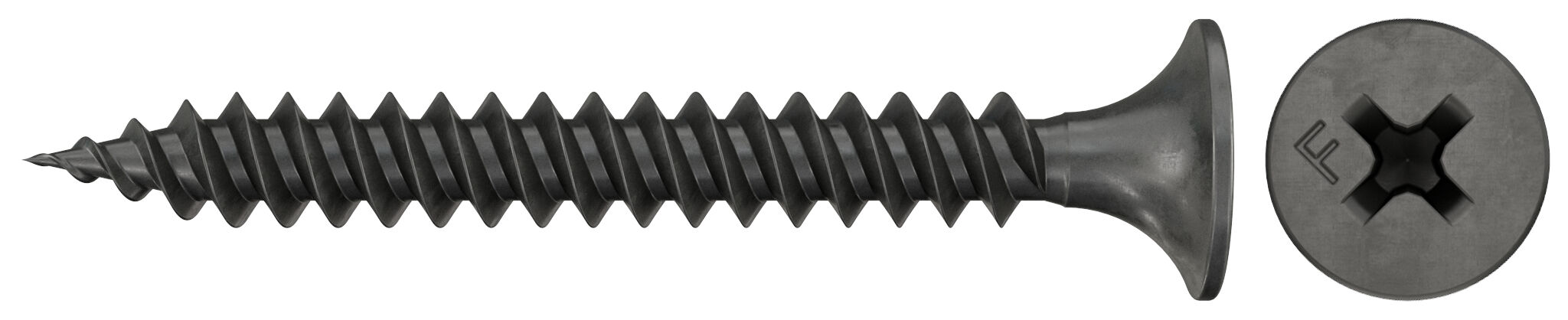 fischer Wkręt do suchej zabudowy 3,5 x 25 z łbem trąbkowym fosfatowana FG PH