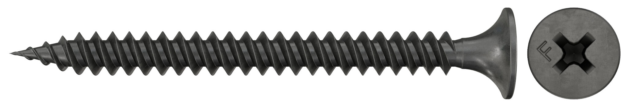 fischer Wkręt do suchej zabudowy 3,9 x 45 z łbem trąbkowym fosfatowana FG PH