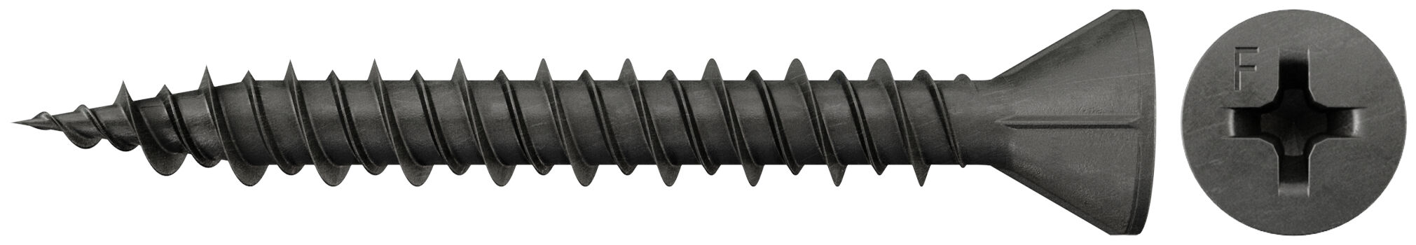 fischer Wkręty do płyt gipsowych wzmacnianych włóknem 3,9 x 45 z łbem stożkowym fosfatowana gwint pełny PH