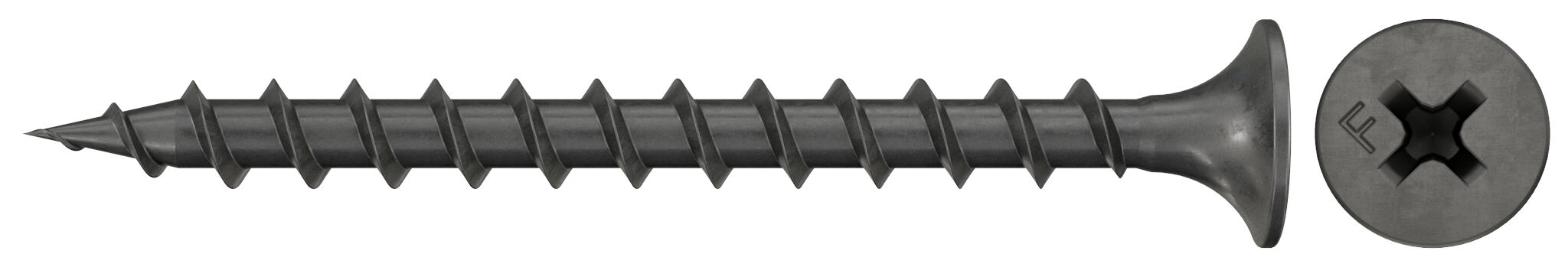 fischer Wkręt do suchej zabudowy 3,9 x 25 z łbem trąbkowym fosfatowana GG PH