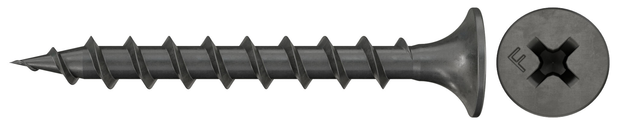 fischer Wkręt do suchej zabudowy 3,5 x 55 z łbem trąbkowym fosfatowana GG PH
