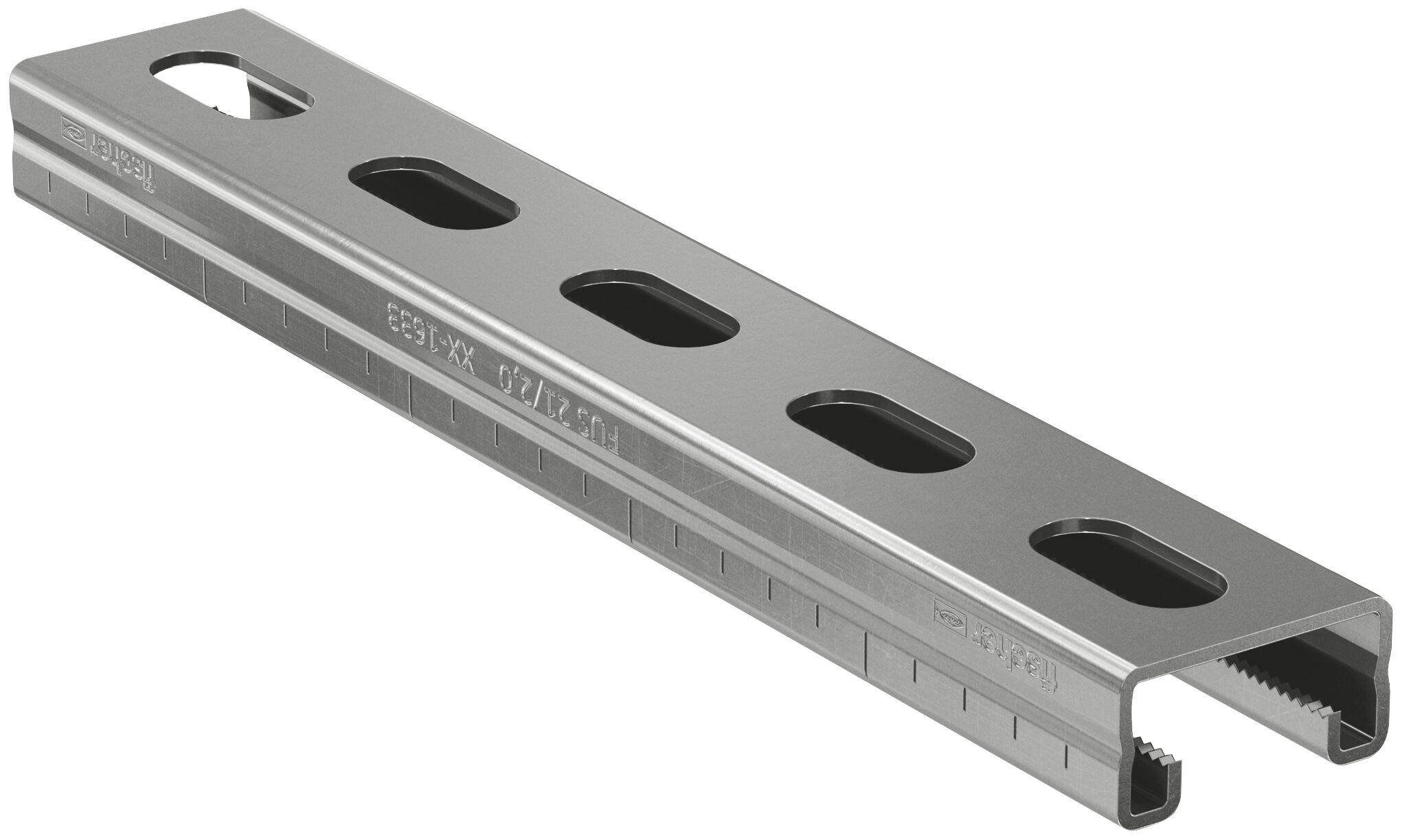 fischer Szyna montażowa FUS 21/2.0 - 2 m stal nierdzewna A2