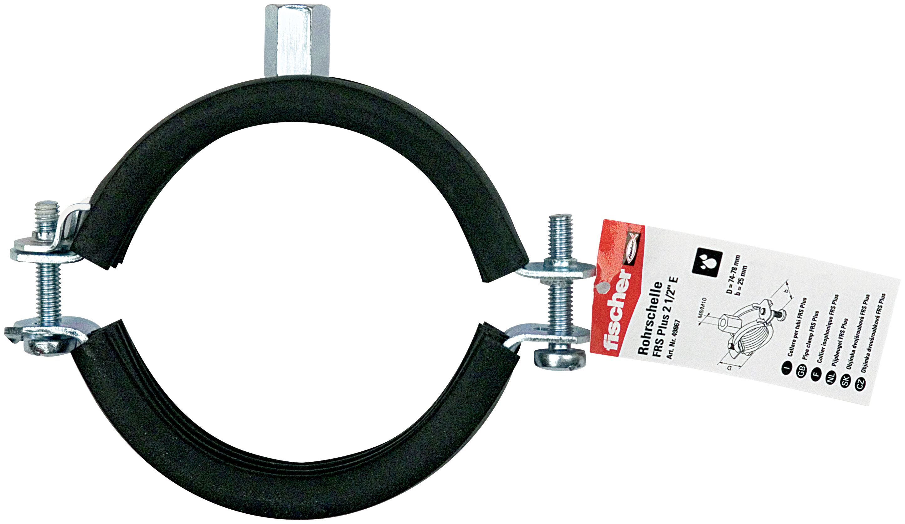 fischer Obejma rurowa FRS Plus 2 1/2" E