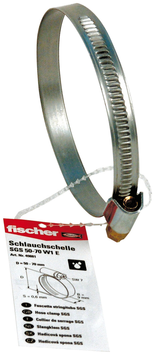 fischer Opaska zaciskowa SGS 50 - 70 W1 E