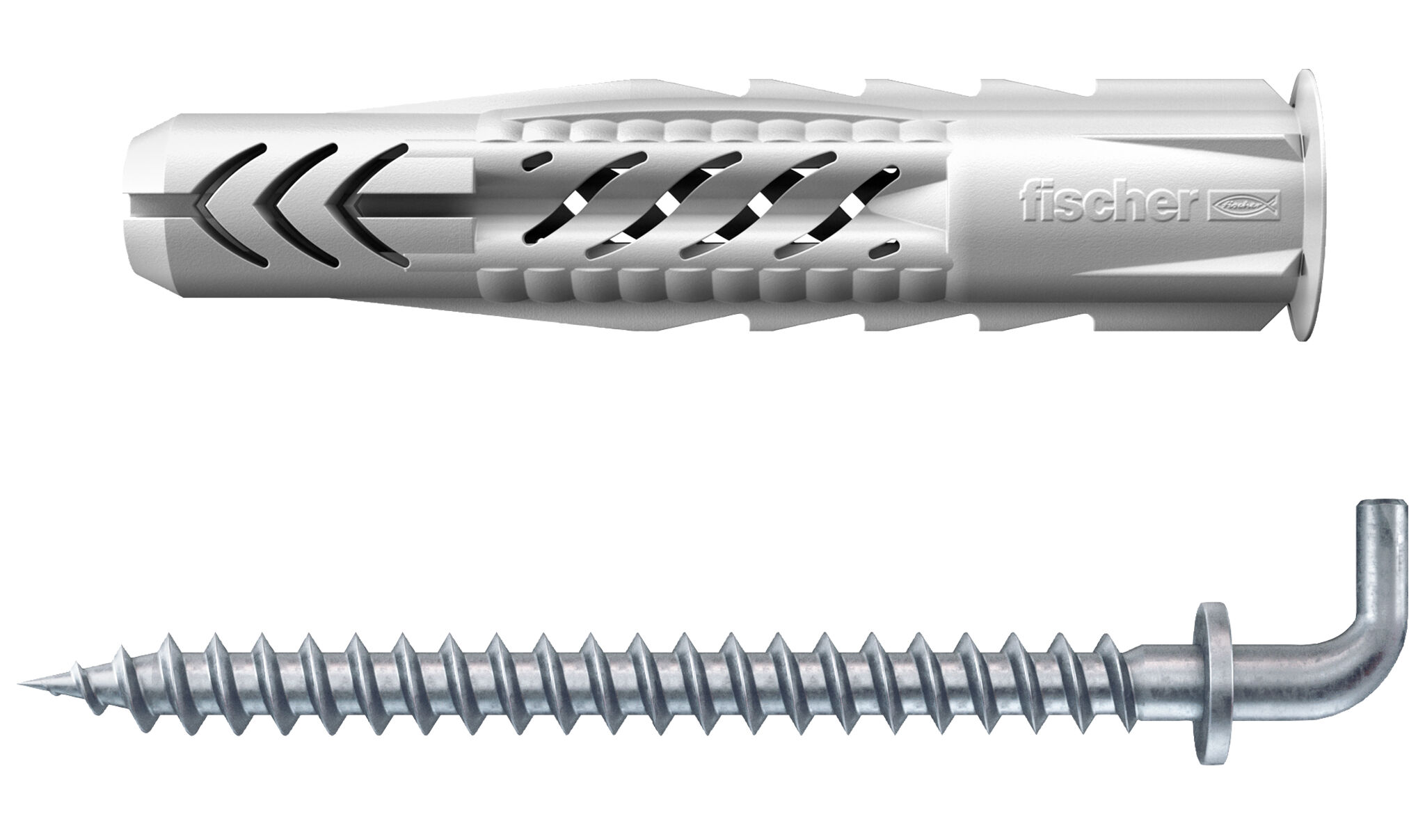 fischer Kołek uniwersalny UX 6 x 35 WH z kołnierzem i hakiem kątowym