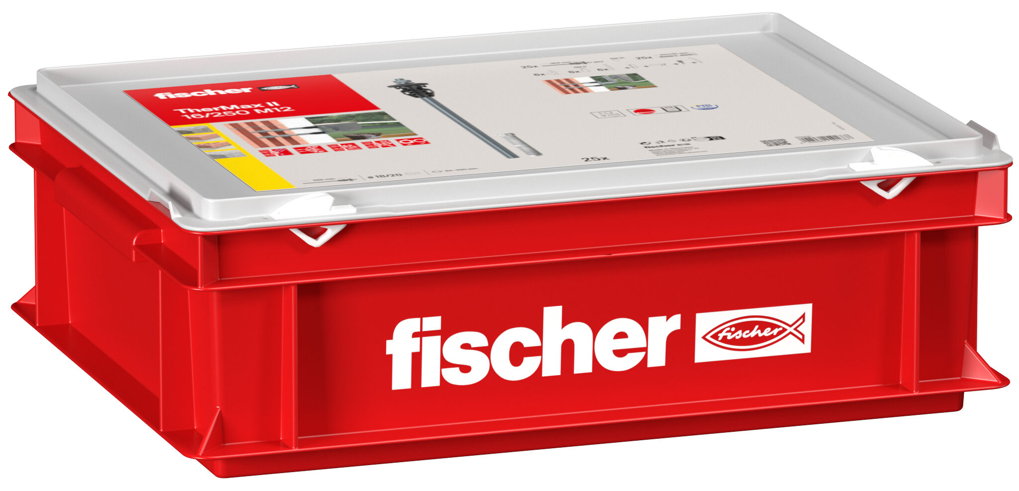 System montażu z odstępem fischer TherMax II 16/250 M12 HWK NV