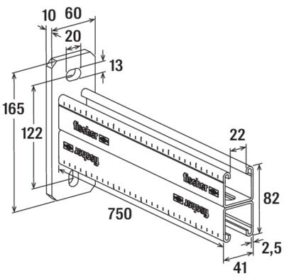 fischer Wspornik FCA 41D - 750