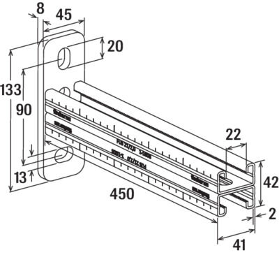 fischer Wspornik FCA 21D - 450