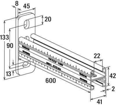 fischer Wspornik FCA 21D - 600