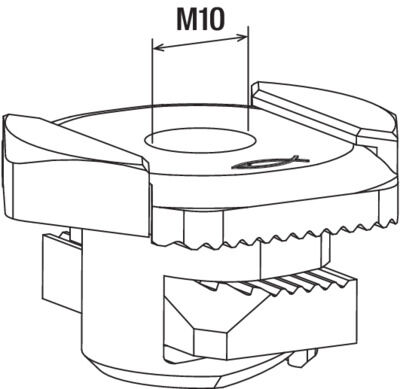 fischer Nakrętka wsuwana FSM Clix M 10