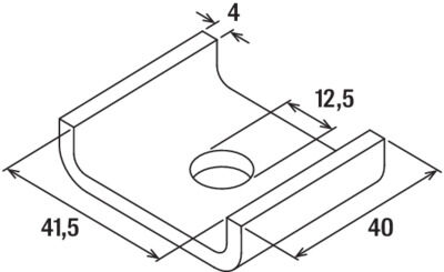 fischer Łapa mocująca HK 41 12,5