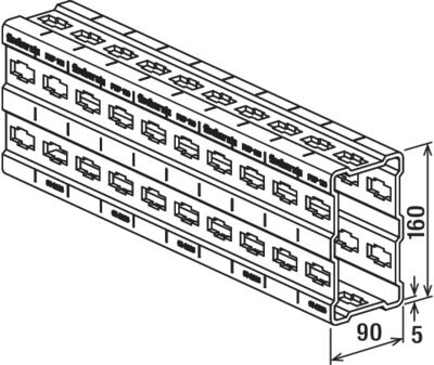 fischer Profil montażowy FMP 160 - 8 m