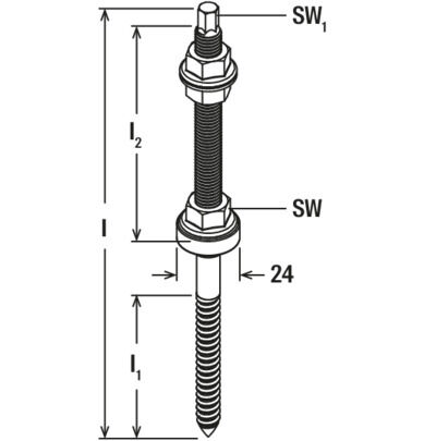 Śruba dwugwintowa STSR